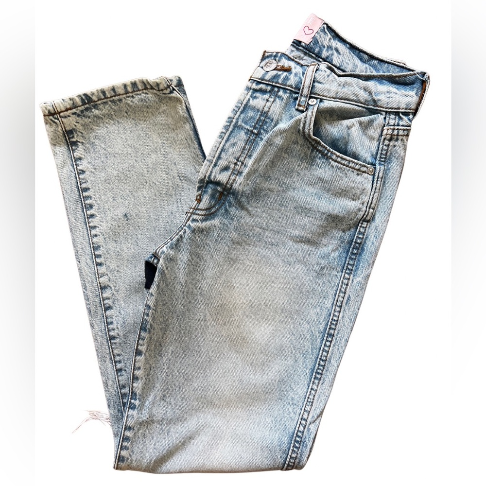 Revice High Rise Straight Leg Jeans